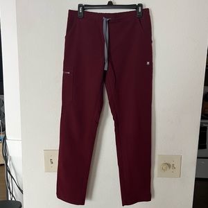Figs Women’s Yola Skinny scrub pants. Size small. Burgundy/wine color. No flaws!